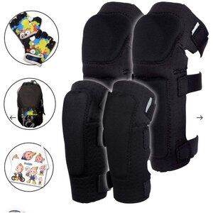 Simply Kids 2nd Gen Protective Gear Set For Kids - Gloves Elbow & Knee Pads Ages